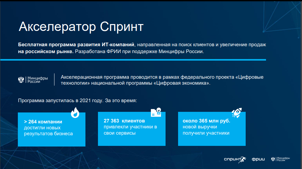 Пройди отбор в акселератор Спринт